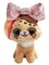 Little Bow Pets Regular 6" Plush Sprinkle Bow Pet (Brown Dog)